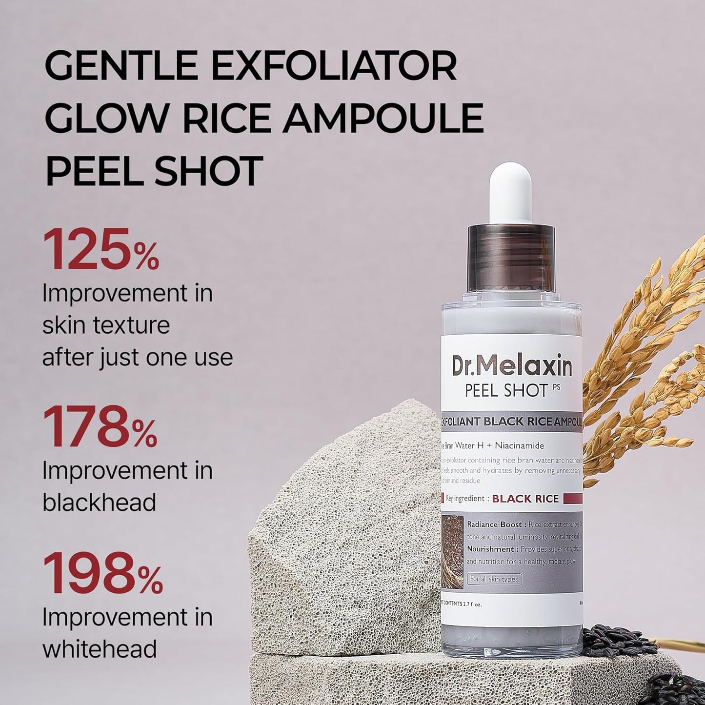 Dr.Melaxin Peel Shot Glow Black Rice Ampoule